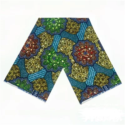 綿100%のアフリカンプリント生地